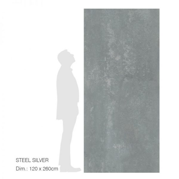 Porcelan Steel Silver