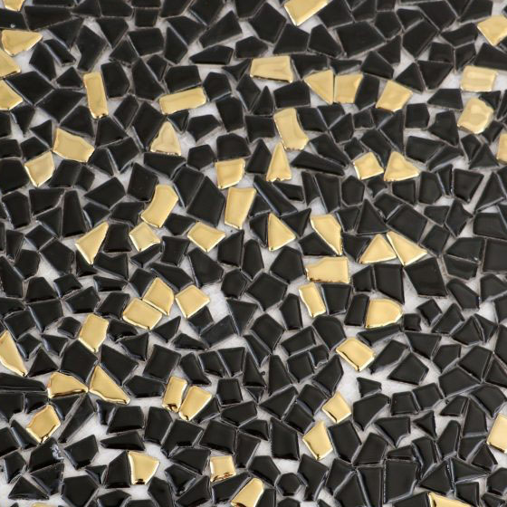Mozaik Gaudi Black Gold