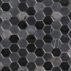 Mozaik Hexagone Black