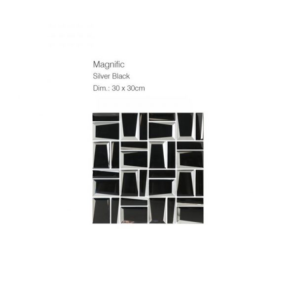 Mozaik Magnific Silver Black